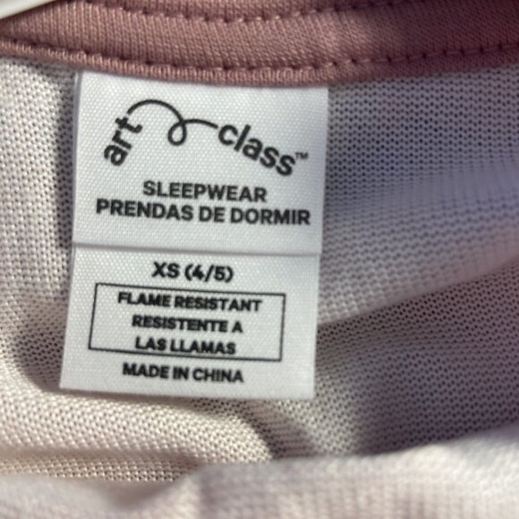 Art Class™ Girls' 'Follow Your Dreams' Oversized Sleep Shirt XS(4/5) - Picture 5 of 7